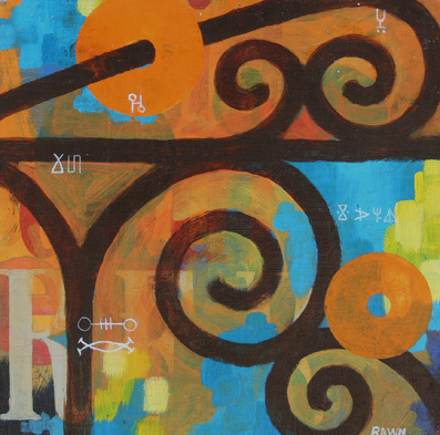 Red and Yellow Gate - RAWN McCloud